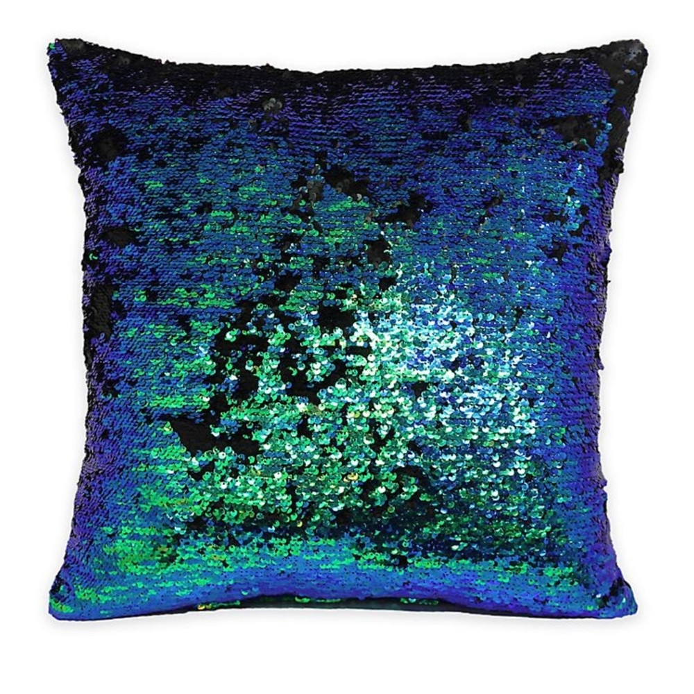 Mermaid Sequin Throw Pillow